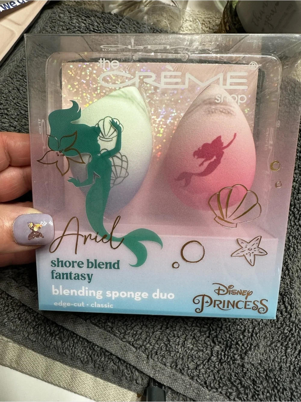 Disney Princess Shore Blend Fantasy Blending Sponge Duo - Pink & White
